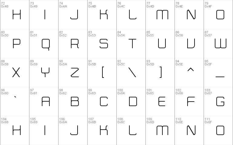 Zip Typeface