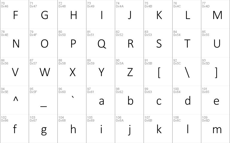 Calibri Light