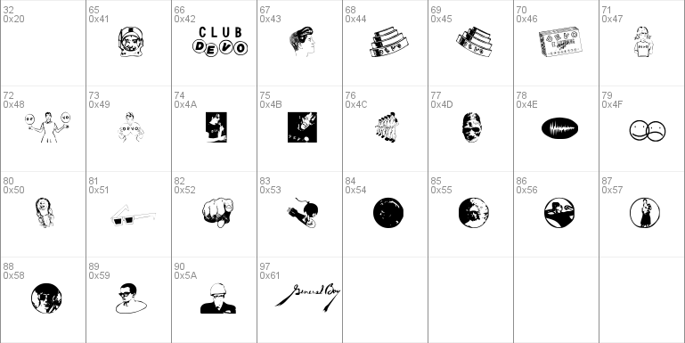 DEVO Dingbats 1.0