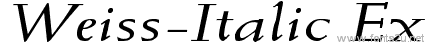 Weiss-Italic Ex