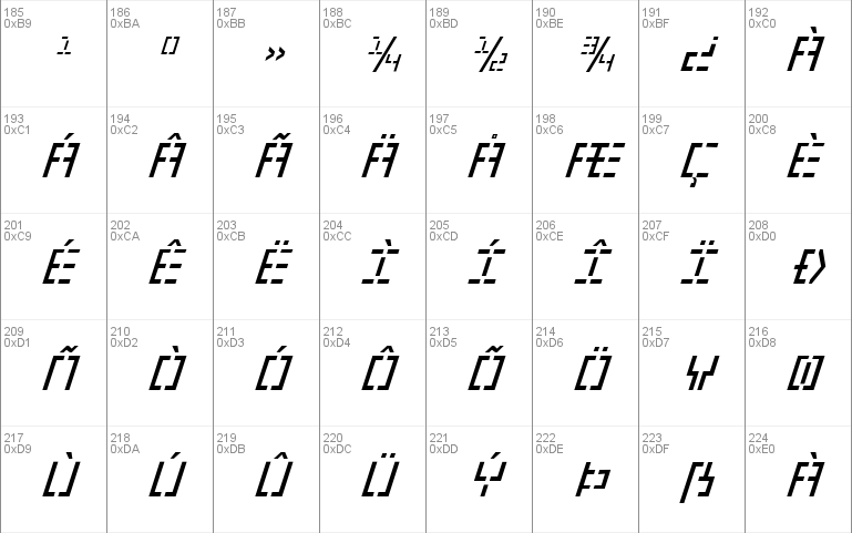 Year 2000 Italic