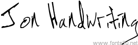 Jon Handwriting