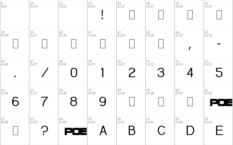 POE Sans (Demo)