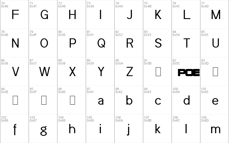 POE Sans (Demo)