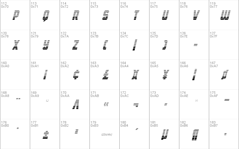 Antilles Gradient Italic