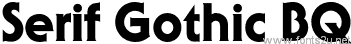 Serif Gothic BQ