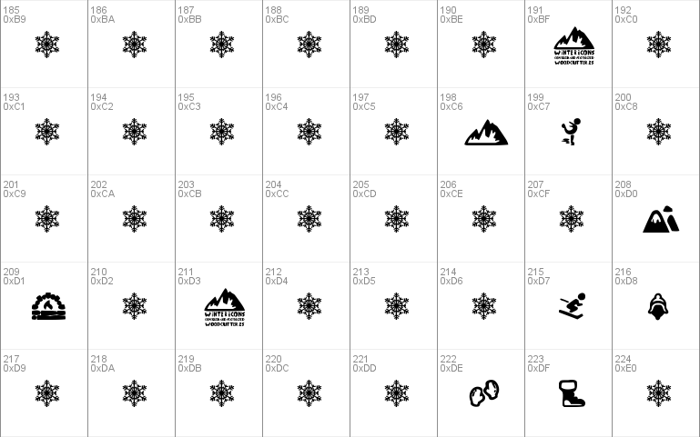 Winter Icons