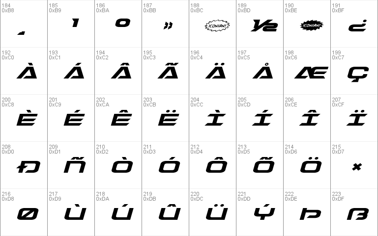 Dameron Expanded Italic