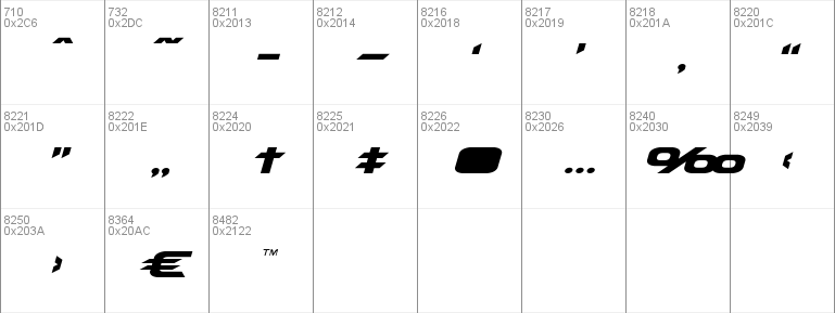 Dameron Expanded Italic