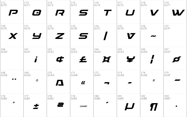 Dameron Italic