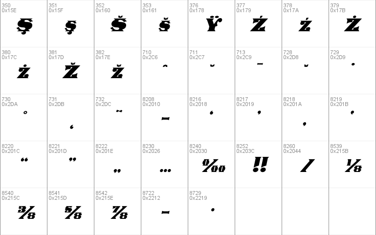 Stampede Italic