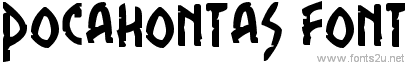 Pocahontas Font