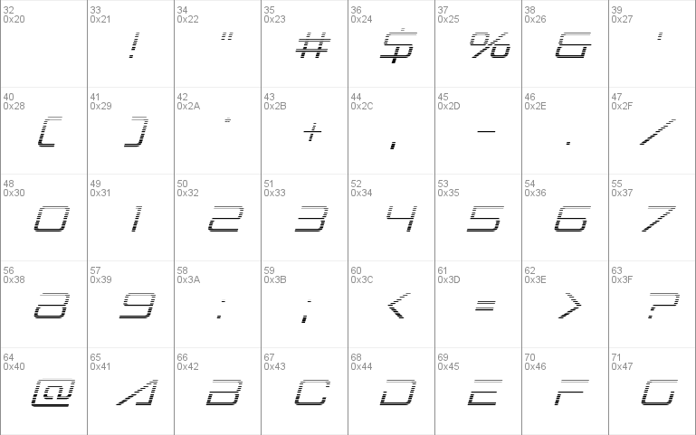 Banshee Pilot Gradient Italic