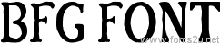 BFG Font