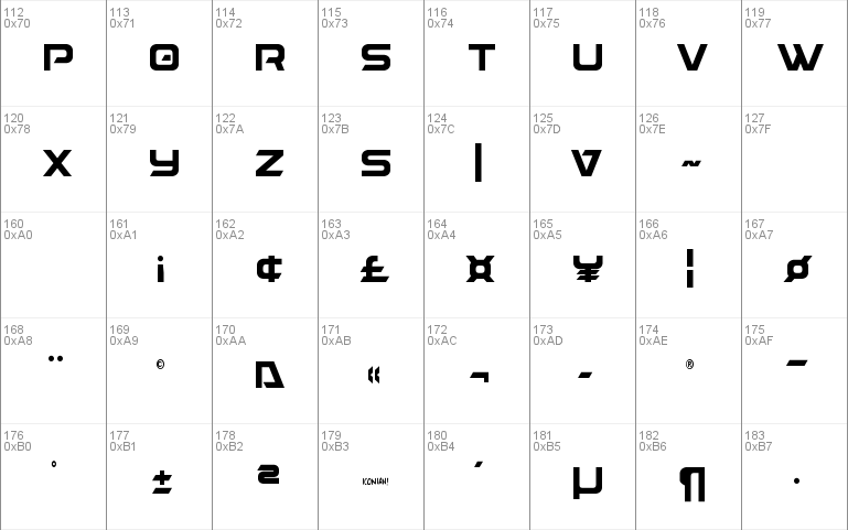 Dameron Condensed