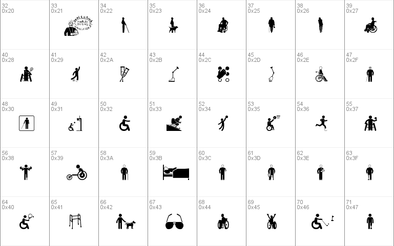 Disabled Icons