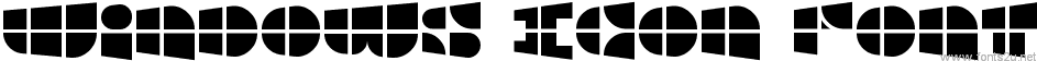 Windows Icon Font
