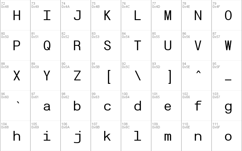 POE Vetica Monospace