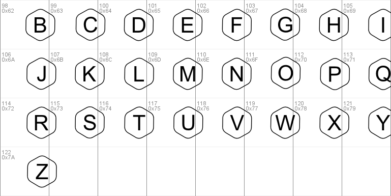 HEX Font