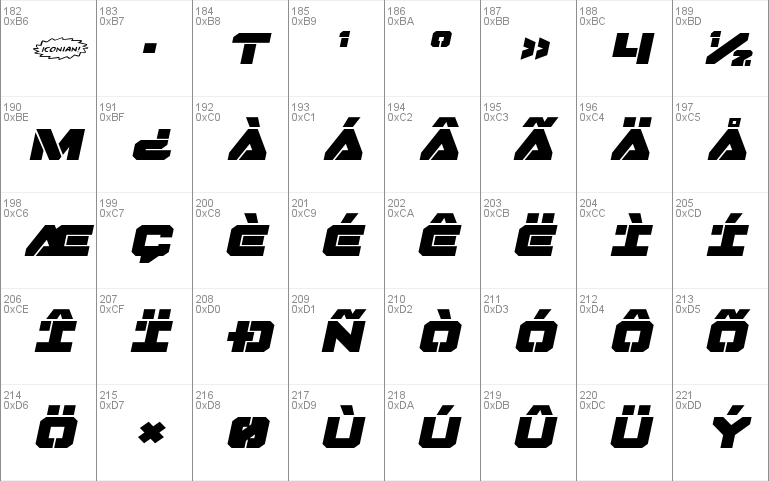 Domino Jack Expanded Italic