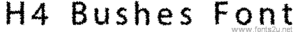 H4 Bushes Font