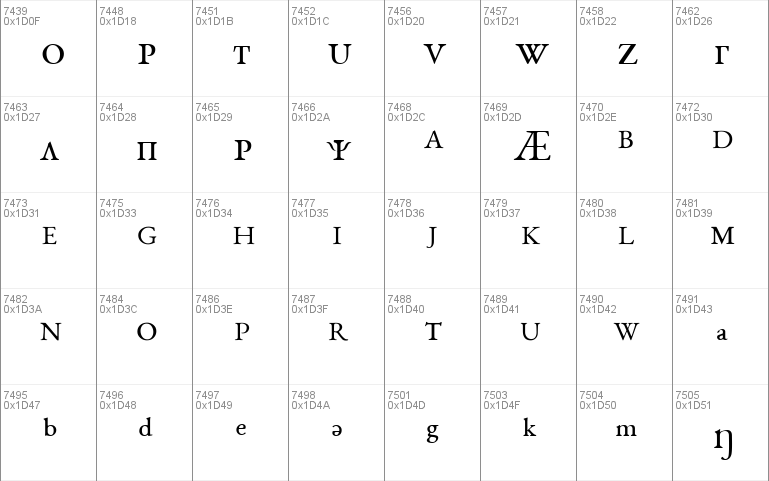 EB Garamond SC 12