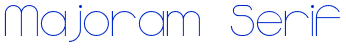 Majoram Serif