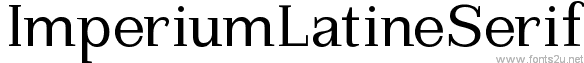 ImperiumLatineSerif