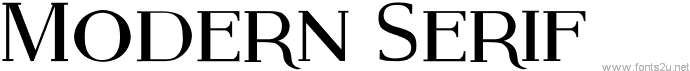 Modern Serif