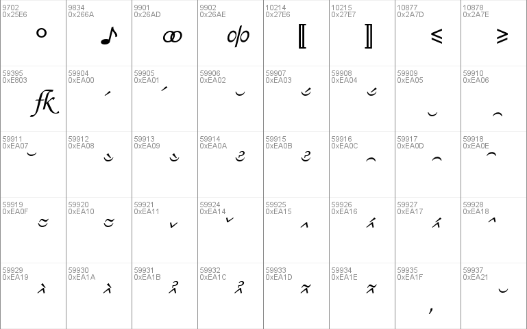 TeX Gyre Chorus