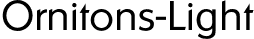 Ornitons-Regular