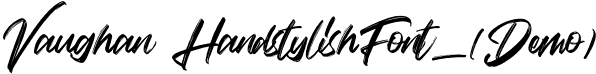Vaughan Handstylish Font